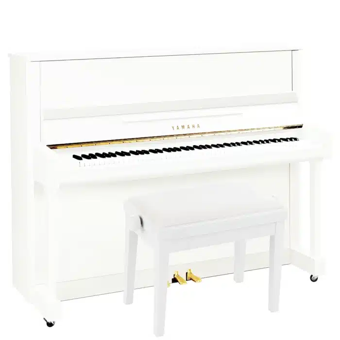 yamaha b3 piano droit blanc laqué