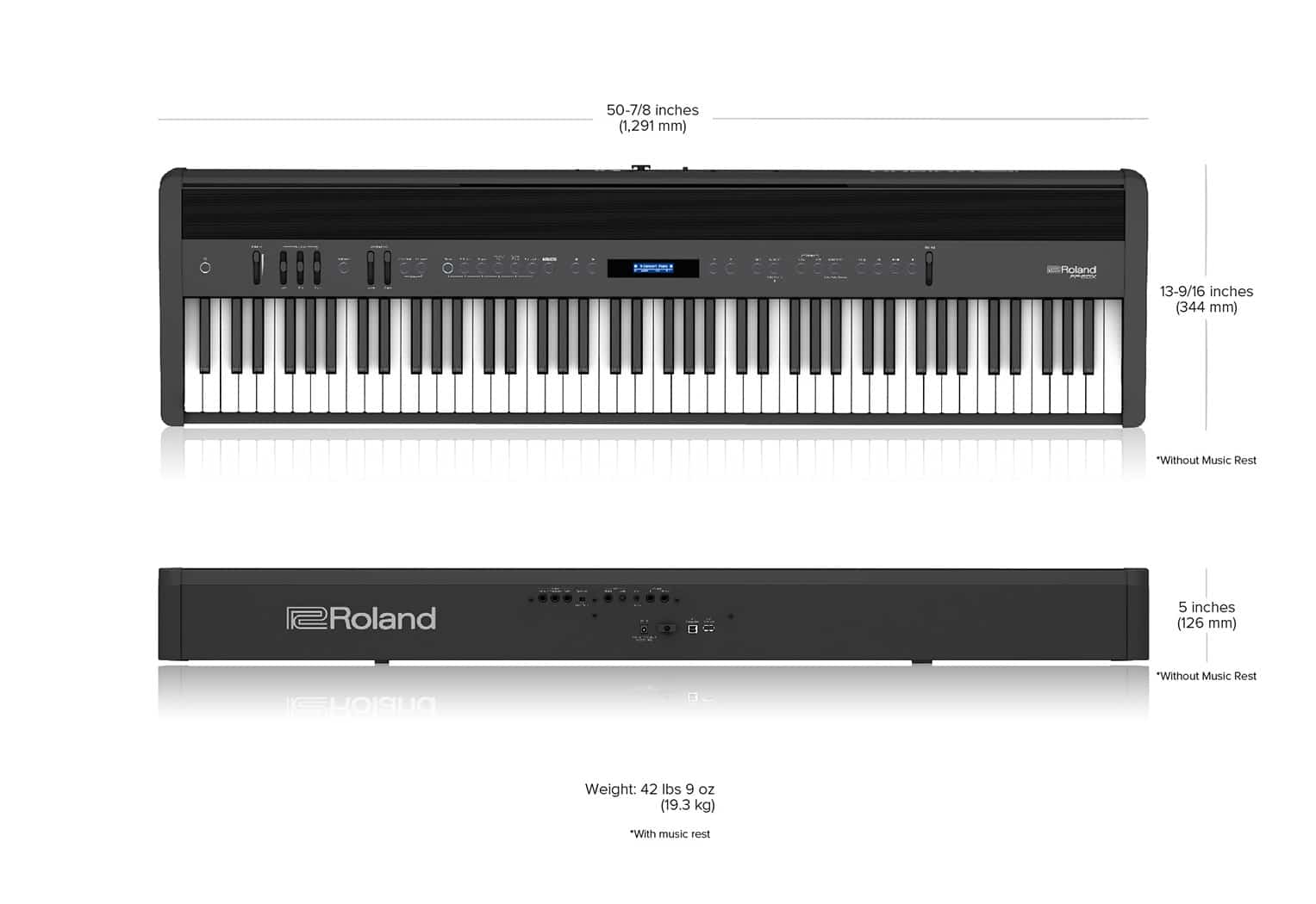 roland fp 60x clavier numérique compact