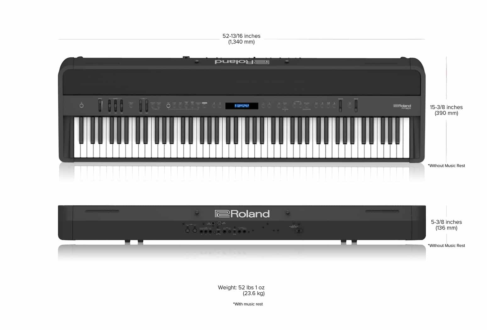 roland fp 90x clavier numérique compact