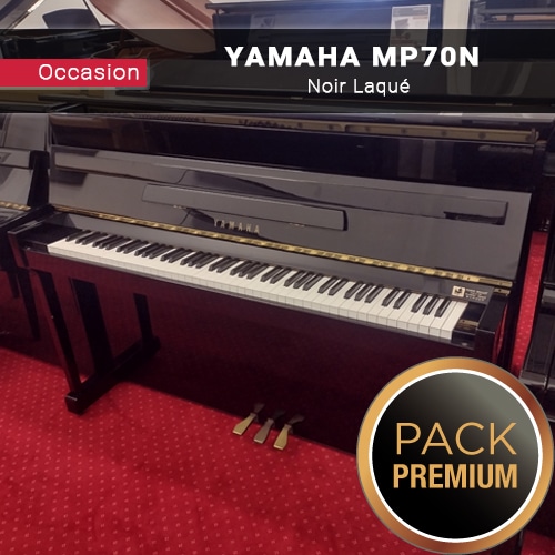 yamaha mp70n noir laqué piano droit