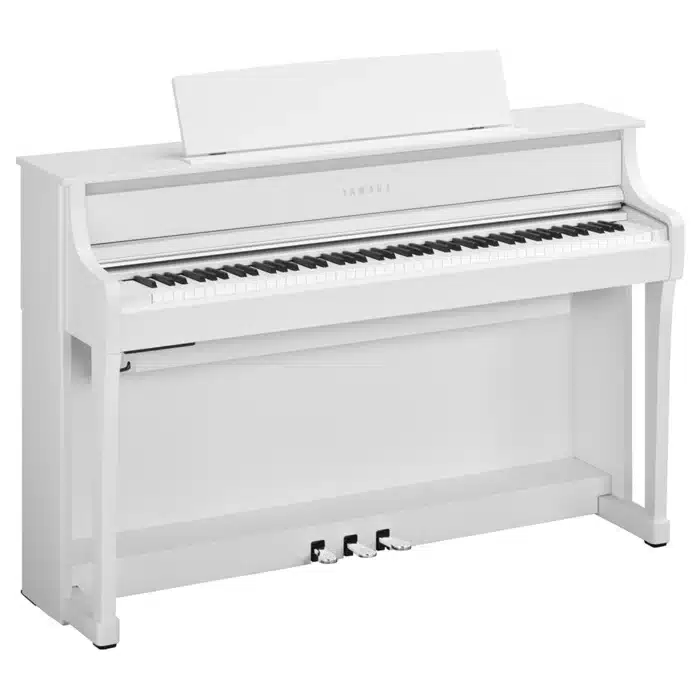 yamaha clp 875 piano numérique meuble blanc